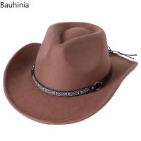 [Hana Clothing Store] ปานามาหมวกคาวบอยผู้หญิงผู้ชาย,หมวก Sombrero Hombre สำหรับกลางแจ้งปีกกว้างสำหรับใส่ไปงานเลี้ยง