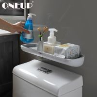 ONEUP Bathroom Shelves Wall Storage Rack For Shampoo Storage Organizer With Towel Bar Household Toilet Bathroom Accessories Set