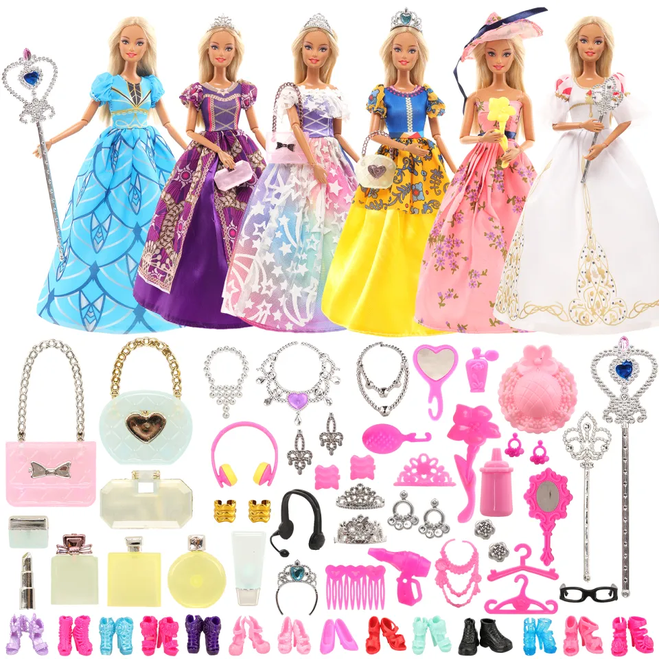 barbie doll & fashion accessories set