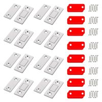 Magnetic Catch, Ultra Thin Door Magnet, Pack of 8 Magnetic Clasp, Door Magnets, Self-Adhesive Door Closer