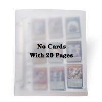 Cards Holder Albums With 20 Pages For 6.7x9.2cm Board Game Cards Album Book Sleeve Holder