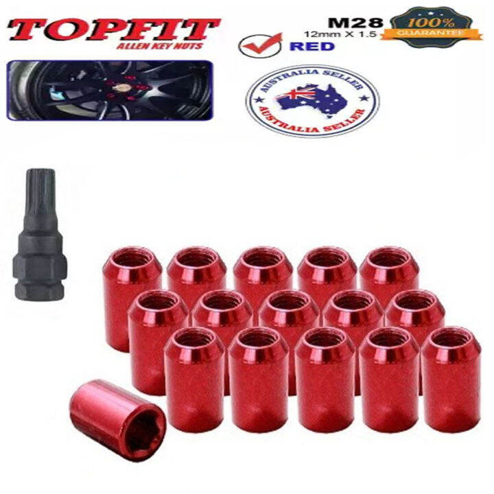 TOP FIT Chrome set of 20 Allen Key Wheel Nut Lazada PH
