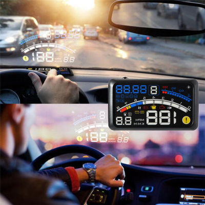 UNI Universal F4 Head Up Display HUD ODB2 Auto Car Speedometer Warning System Safety