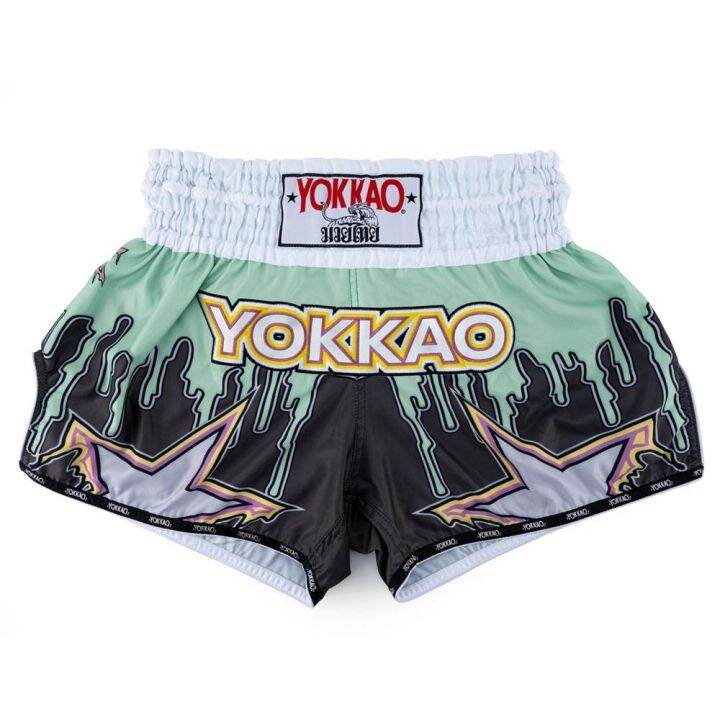 yokkao-กางเกงมวยไทยนำเข้าจากประเทศไทยแท้การต่อสู้-sanda-มวยต่อสู้กีฬากางเกงขาสั้นชายและหญิง-gratis-ongkir