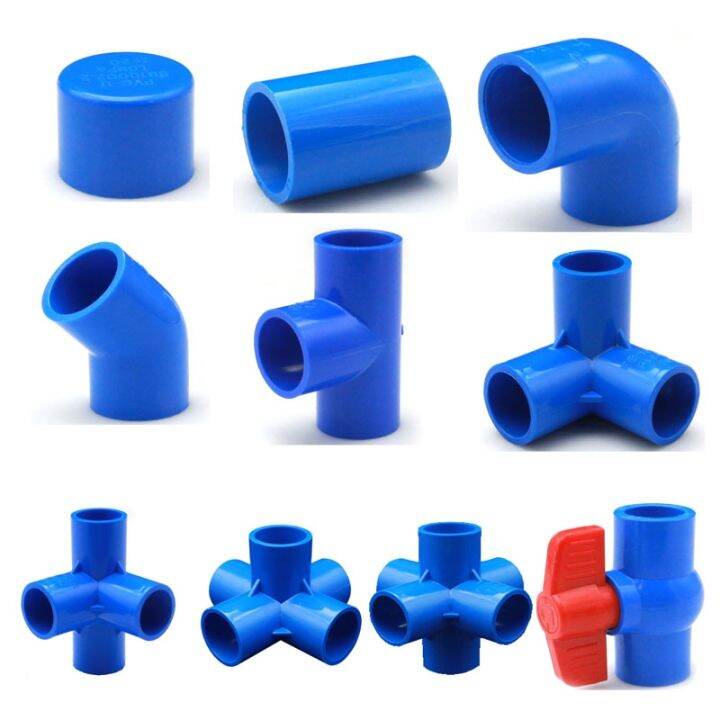 [Tool fittings]PVC Water Supply Pipe Fittings Blue Union End Cap Ball