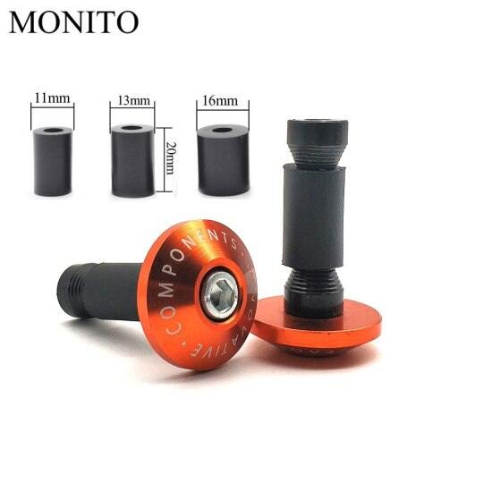 Tay cầm xe máy kết thúc thanh cân bằng cắm thanh trượt nắp chụp ghi - ảnh sản phẩm 4