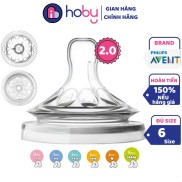 Núm ty bình sữa Philips Avent Natural