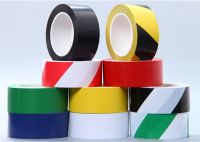 10-100mm Width 33M Tape PVC Warning Tape Marking Safety Soft PVC Tape Self Adhesive Hazard Warning Safety Tape Safety Cones Tape