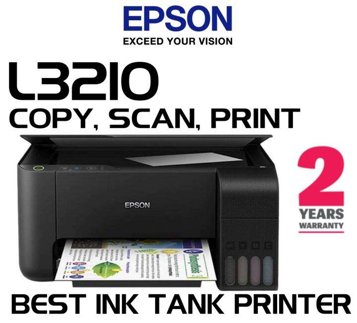 EPSON L3210 L3250 L1210 L3150 L3150 L1110 ECOTANK PRINTER. SIMILAR TO