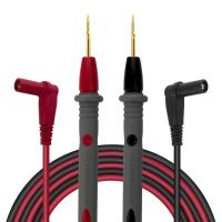 Electronic Test Leads Test Probes Multimeter Leads Gold Plated Super Sharp Tips Silicone Test Lines PT1008 20A 1000 V