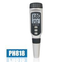 Acidity Meter pH818 Pen Type Water Quality Tester Professional pH Meter Acidometer for Aquarium Portable Measuring pH818 Inspection Tools