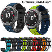 สายนาฬิกาซิลิโคนสำหรับ Garmin Fenix 7X7 6X6 Pro Fenix 5X5 Plus สายคล้องข้อมือ Forerunner 945 Quick Release 22 26MM สร้อยข้อมือ-iotc29 mall