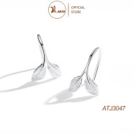 Bông tai bạc 925 kiểu dáng thiết kế hình lá cây phong cách Hàn Quốc ANTA thumbnail