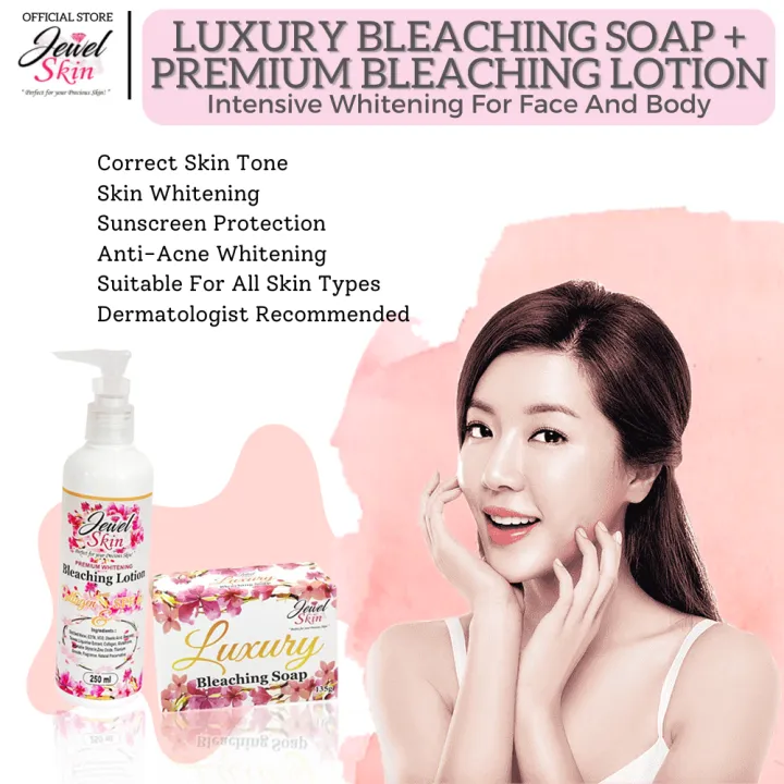 [ORIGINAL] Bleaching Duo Soap and Lotion with Glutathione Complex 10x