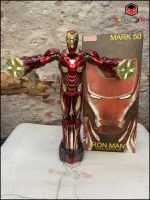 โมเดล ไอรอนแมน มาร์ค50 ตัวฐานบิน สูง 29-30เซ็น  Model Ironman Mark50 crazy toys tall 28-30CM