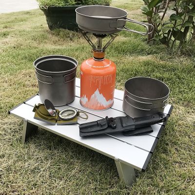 Foldable Laptop Table Laptop Table Aluminum Alloy Material Lightweight Portable Mini Picnic Table