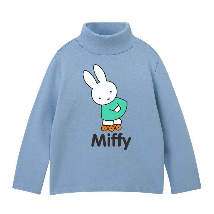 cod-miffy-miffy-autumn-new-girls-casual-bottoming-baby-korean-version-of-the-high-necked-tide-source-factory