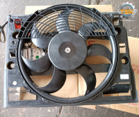 พัดลมหม้อน้ำ BMW E46 98-02 ชุดพัดลมระบายความร้อน M52 M52tu M54 (Pusher fan)