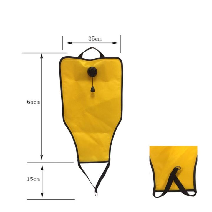 ถุงกู้ที่ยกกระเป๋าใหม่เอี่ยม65x35ซม-อุปกรณ์เสริมสีเหลืองใต้น้ำ