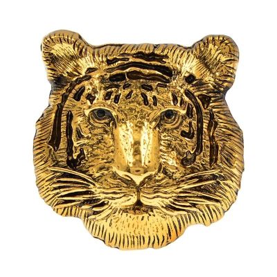 hot【DT】 CINDY XIANG New Metal Tiger Face Brooch Pins And Men Child Accessories Brooches