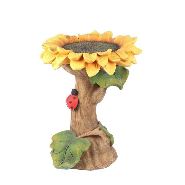 sunflower-bird-bath-garden-decoration-outdoor-yard-lawn-decor-art-ornaments