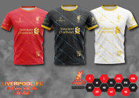 เสื้อพิมพ์ลาย สโมสร ลิเวอร์พูล แชมป์เปี้ยน มี 3 สีให้สะสมกันจ้าา ลายใหม่ LIVERPOOLFC