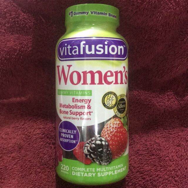 Vitafusion Women’s Gummy Vitamins With Natural Berry Flavors 220 ...