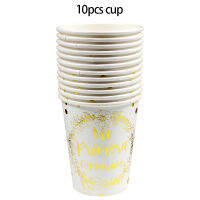 Mi Primera Comunión Candy Box Dinner Plate Paper Cup Balloons Banner Cake Toppers For First Communion Party Decoration