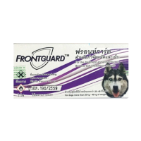 Frontguard กำจัดเห็บหมัดสุนัข น้ำหนัก 20-40 Kg (Size L) สีม่วง จำนวน 1 กล่อง ( 1 หลอดหยด)