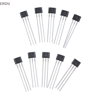 ERDU 10pcs Hall ELEMENT 49E OH49E SS49E เซ็นเซอร์เชิงเส้น HALL SENSOR