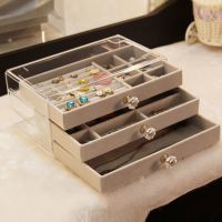 [COD] Jewelry Trinkets Hairpin Earrings Multi-grid Plate Rack