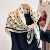 【CW】 Luxury Beach Scarves New Kerchief Fashion 2023 Design Shawls 90X90CM Muslim Muffler