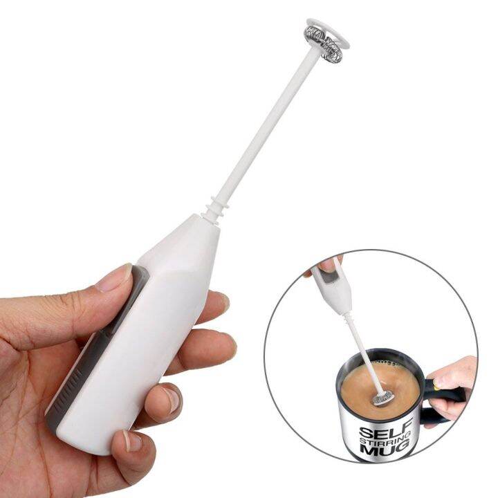 1PC Drinks Milk Coffee Frother Foamer Whisk Mixer Stirrer Egg