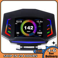 Ap-8 Hud Head-Up Display Obd2 Gps Slope Meter สมาร์ทเกจระบบคู่ขับรถคอมพิวเตอร์ดัดแปลงอุปกรณ์เสริม