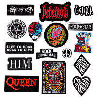 แถบแพทช์ผ้าซ่อมตกแต่งเสื้อผ้าเย็บตกแต่งAppliqueป้ายPatch ROCK STAR-rtertewwewew