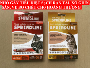 Nhỏ giọt ngoài da Spreadline - phòng sán dây, giun tròn, ấu trùng giun tim