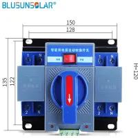 Micro Circuit Breaker Dual Power สวิตช์โอนอัตโนมัติ 2P 10A/16A/ 25A 32A 40A 50A 63A 230V สวิตช์โอนอัตโนมัติ-WIOJ SHOP