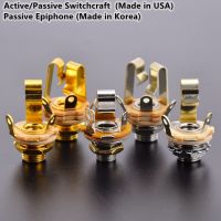 1/4 6.35Mm Active/Passive Switchcraft (ผลิตในสหรัฐ) และ Ep (ผลิตในประเทศเกาหลี) สั้นเปิดแจ็คตัวจ่ายสำหรับกีตาร์ไฟฟ้าเบส