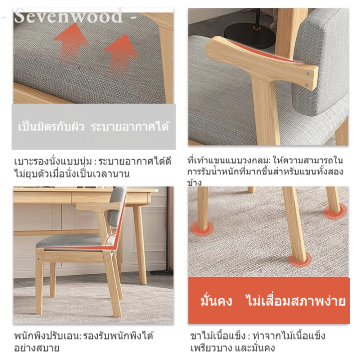 sevenwood-เก้าอี้ทำงาน-เก้าอี้คอม-เก้าอี้คาเฟ่-มี2สีให้เลือก-เก้าอี้อ่านหนังสือ