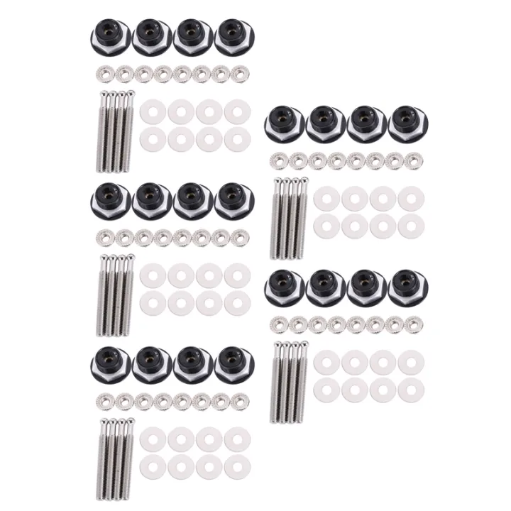 20X Push Button Quick Release Car Hood Latch Pin Lock Bumper