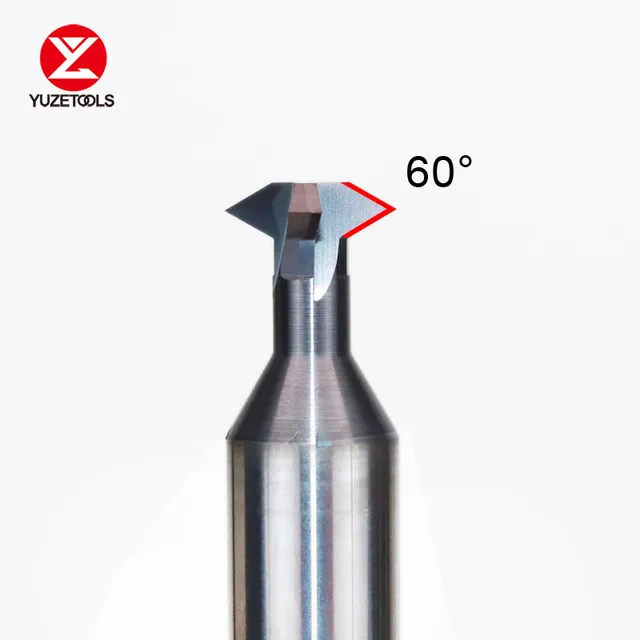 Carbide Dovetail Milling Cutter CNC Tool 60 90 120 Degree 4mm 6mm 8mm