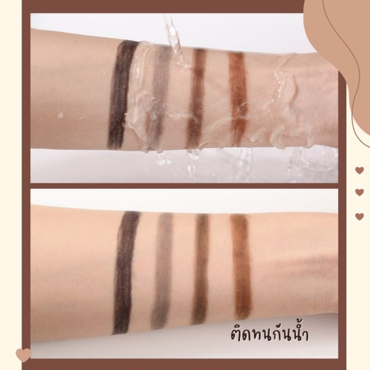 พร้อมส่ง-ดินสอเขียนคิ้วหัวเล็ก-ดินสอเขียนคิ้วติดทน-ที่เขียนคิ้ว-ดินสอเขียนคิ้ว-ดินสอเขียนคิ้วกันน้ำ-เซทเขียนคิ้ว