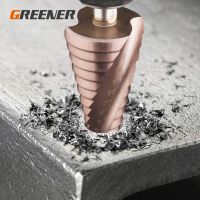 Greener 1pc HSS Titanium Drill Bit 4-12 4-20 4-32 Drilling Power Tools Metal High Speed Steel Wood Hole Cutter Cone Drill Drills Drivers