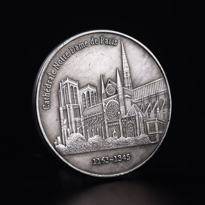 replica-1pc-เหรียญต่างประเทศ-1163-1345-notre-dame-de-paris-เหรียญที่ระลึกเหรียญฟรังก์ของที่ระลึกเหรียญเหรียญ-kdddd