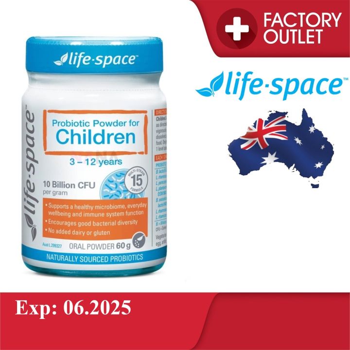 Life Space Probiotic Powder For Children 3 Years 12 Years 60g Lazada