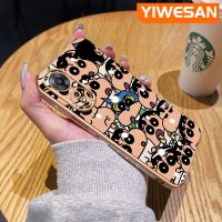 YIWESAN เคสสำหรับ OPPO A58 5G A58X 5G A78 5G เคสการ์ตูนสีเทียน Shin-Chan ดีไซน์ใหม่ด้านหรูหราเคสโทรศัพท์ซิลิโคนชุบคลุมทั้งหมดป้องกันเลนส์กล้องเคสนิ่มเคสกันกระแทก