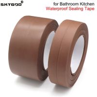 1/2/5rolls Shower Bath Sealing Tape Strips for Bathroom Kitchen Seal Caulk Strip Sink PVC Self Adhesive Waterproof Wall Sticker