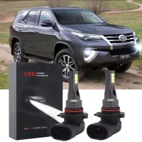 ชุดหลอดไฟตัดหมอกฮาโลเจน LED แบบเปลี่ยน สําหรับ Toyota FORTUNER 2016 -2019 2016 2017 6000K รับประกัน 10 เดือน