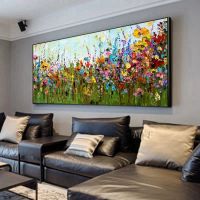 Knife Flower Abstract Oil Painting Wall Art Home Decoration Picture Hand Painting On Canvas 100 Hand Painted Without Border