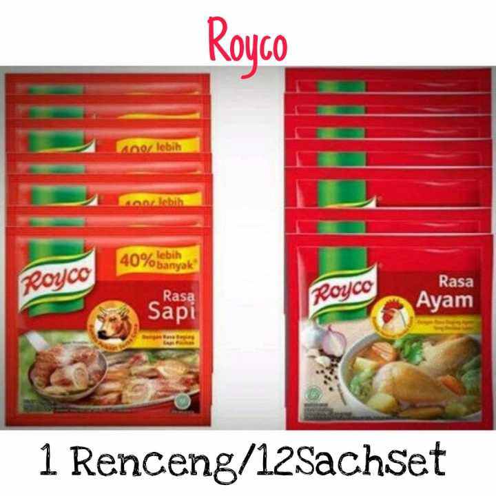 Royco Renceng Ayam Dan Sapi 12 Sachet × 8g Penyedap Rasa Masakan